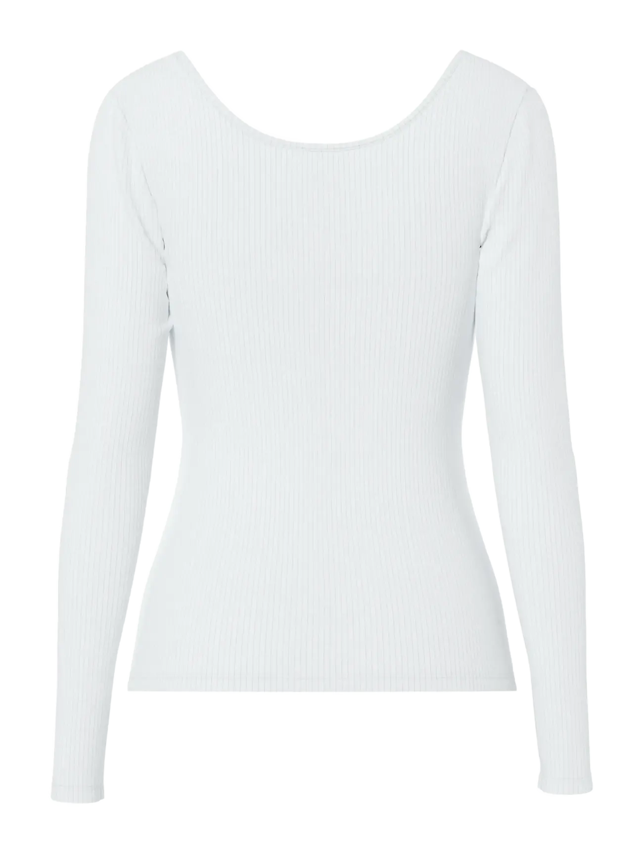 Pieces - PCKITTE LS TOP JRS NOOS BC - langærmede toppe - bright white - 2