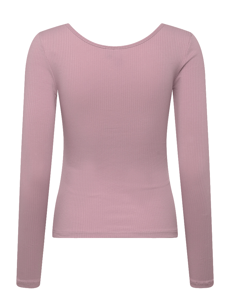 Pieces - PCKITTE LS TOP JRS NOOS BC - langärmlige tops - dawn pink - 1