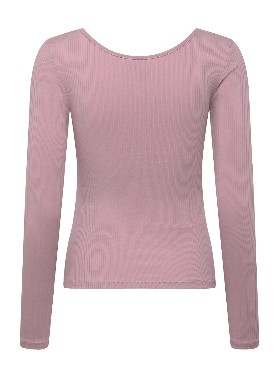 Pieces - PCKITTE LS TOP JRS NOOS BC - langärmlige tops - dawn pink - 1