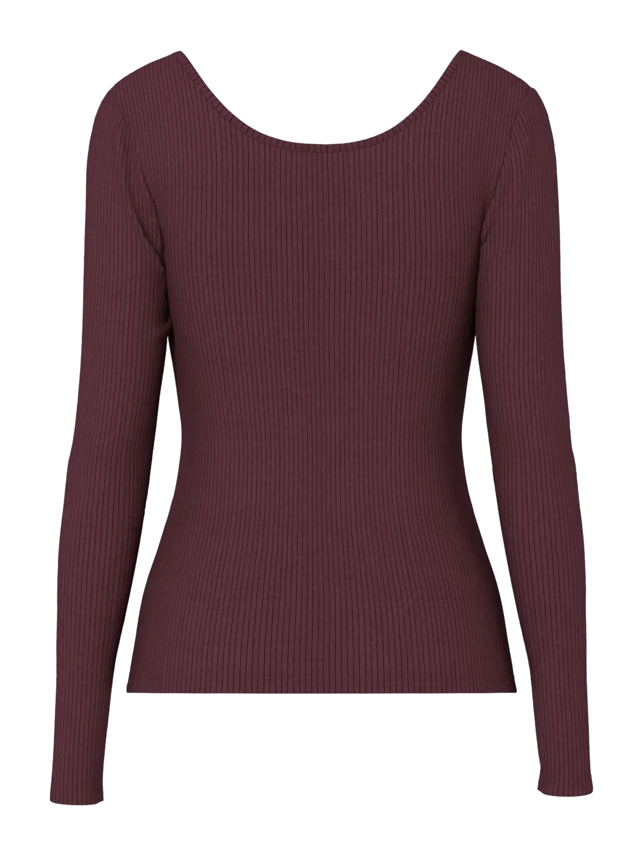 Pieces - PCKITTE LS TOP JRS NOOS BC - långärmade toppar - winetasting - 2