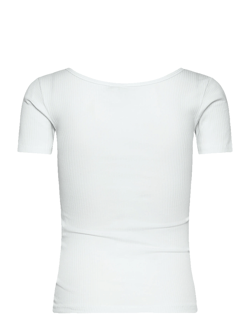Pieces - PCKITTE SS TOP JRS NOOS BC - kurzämlige blusen - bright white - 2