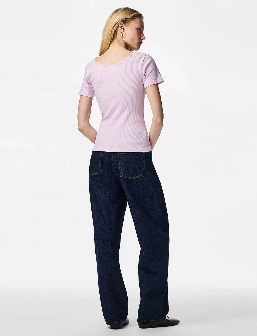 Pieces - PCKITTE SS TOP JRS NOOS BC - lühikeste varrukatega pluusid - winsome orchid - 3