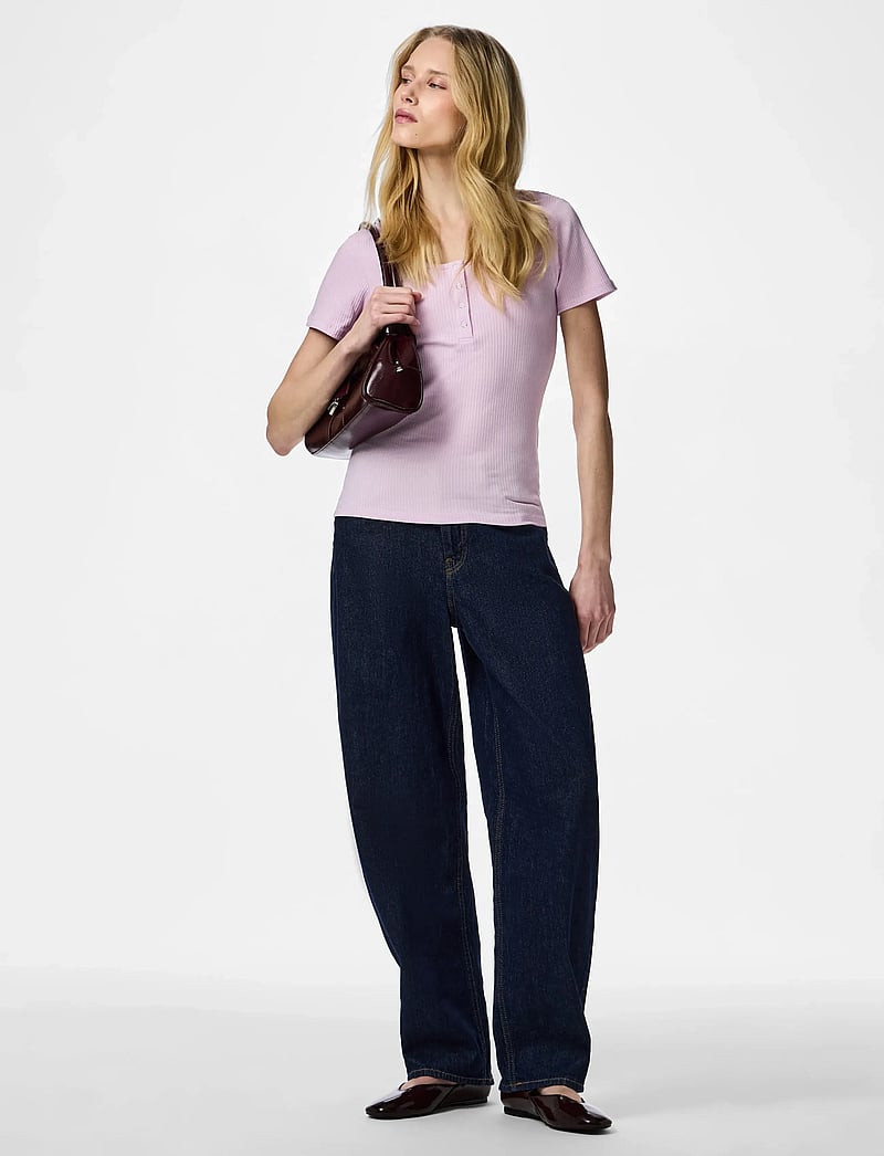 Pieces - PCKITTE SS TOP JRS NOOS BC - short-sleeved blouses - winsome orchid - 4