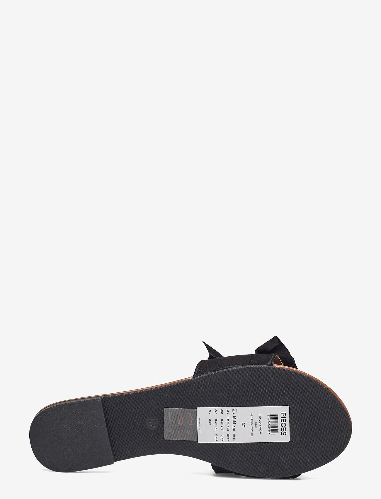 Pieces - PSNOLA SANDAL - de laveste prisene - black - 4