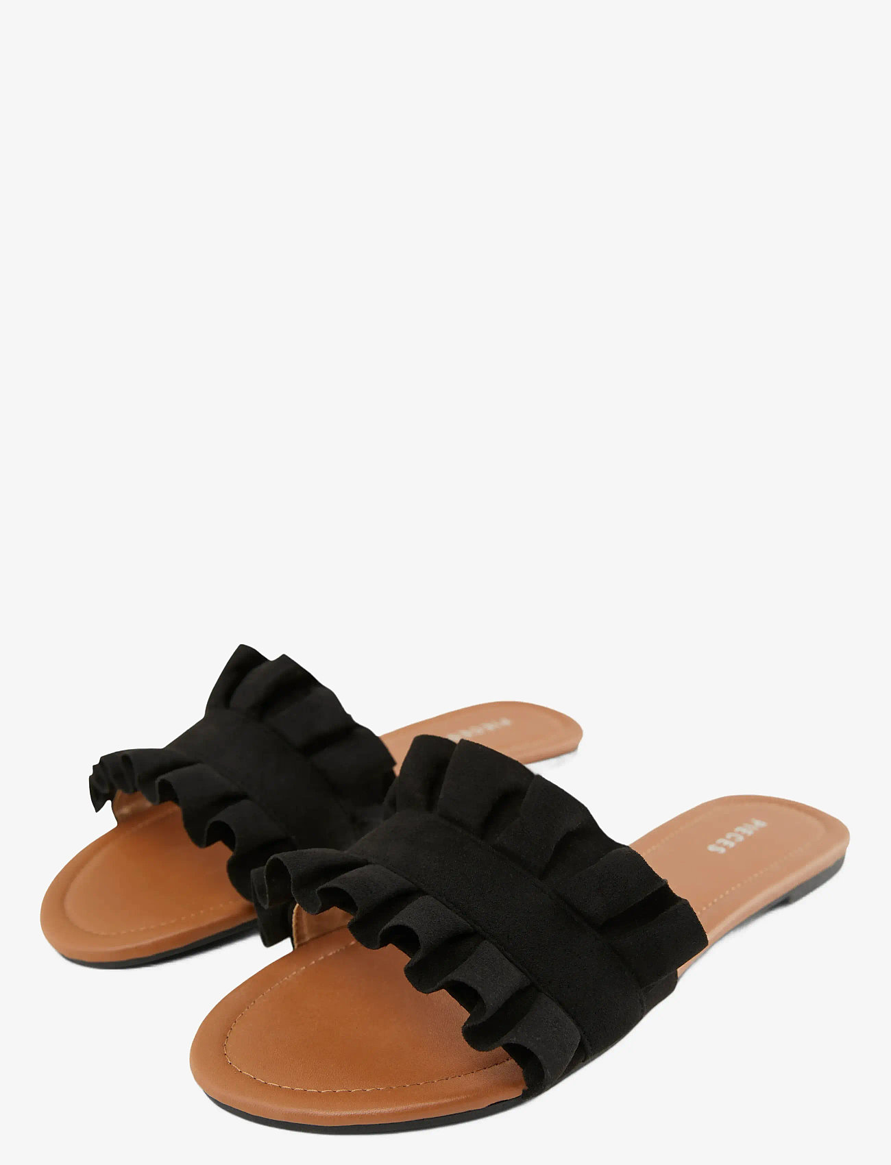 Pieces - PSNOLA SANDAL - platta sandaler - black - 5