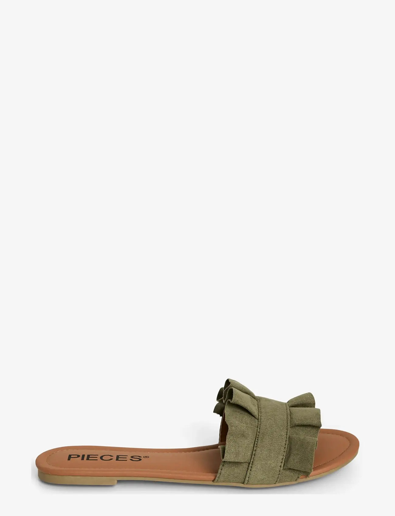 Pieces PSNOLA SANDAL - Pieces - SPHAGNUM / khaki/green