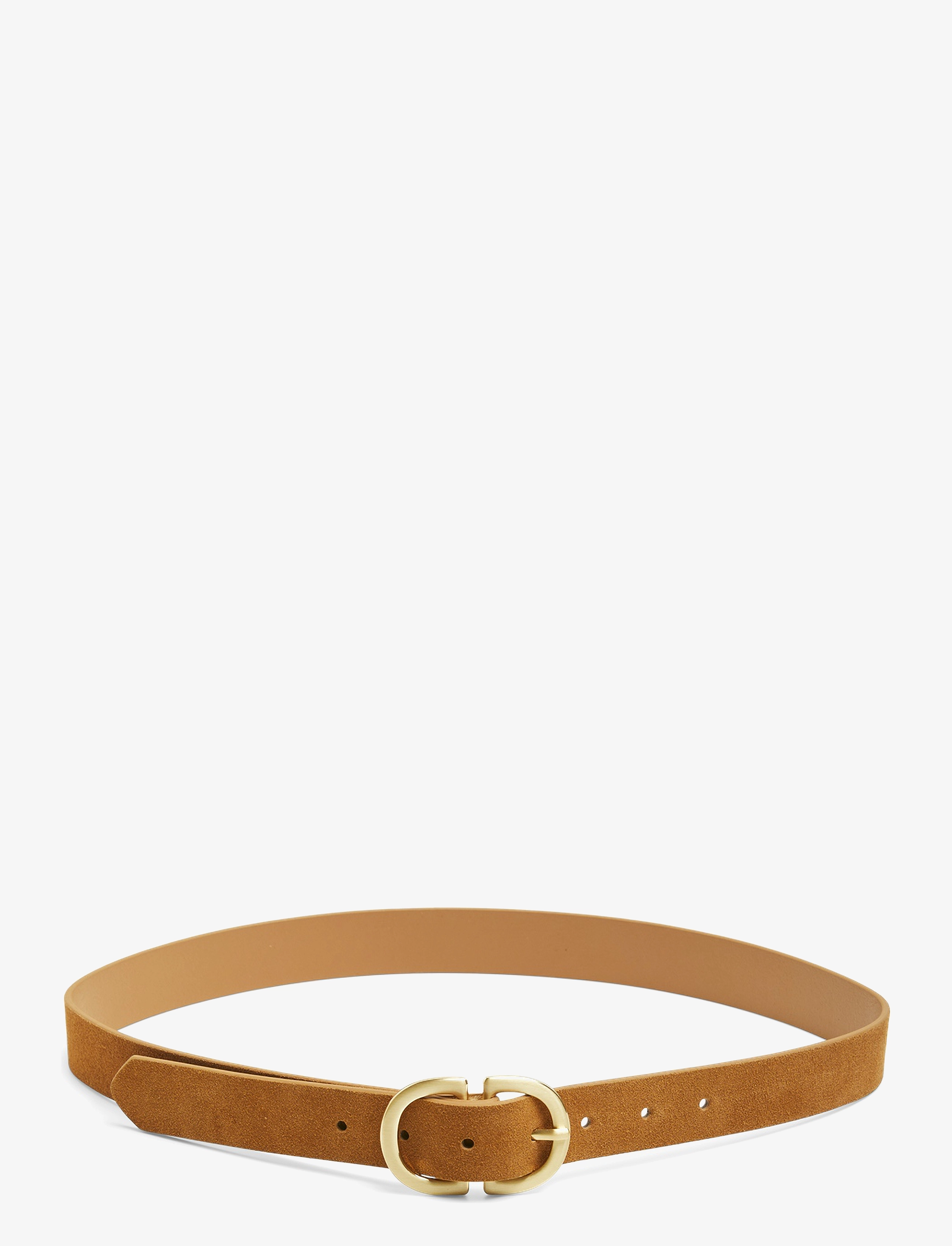 Pieces PCJUVA SUEDE JEANS BELT NOOS - Akcesoria - COGNAC / beige