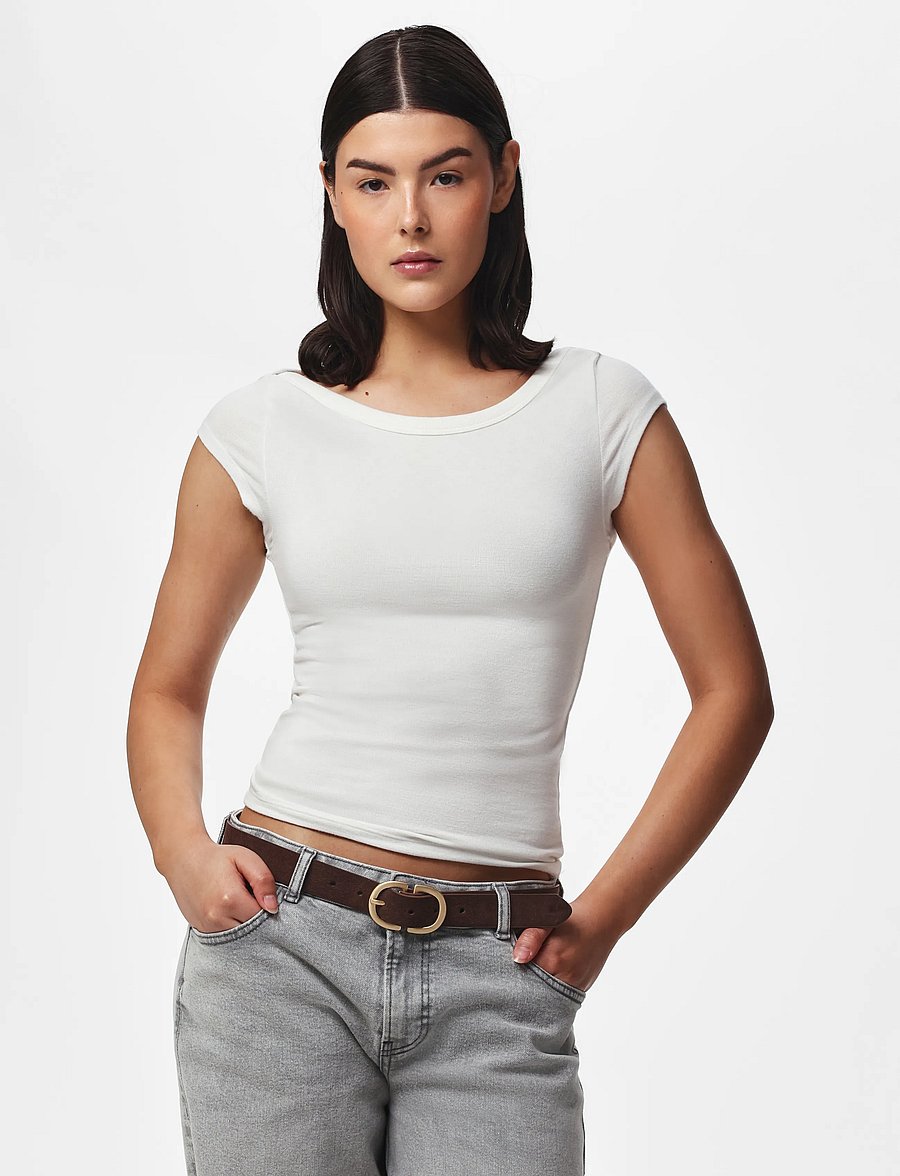Pieces - PCJUVA SUEDE JEANS BELT NOOS - ledergürtel - hot fudge - 0