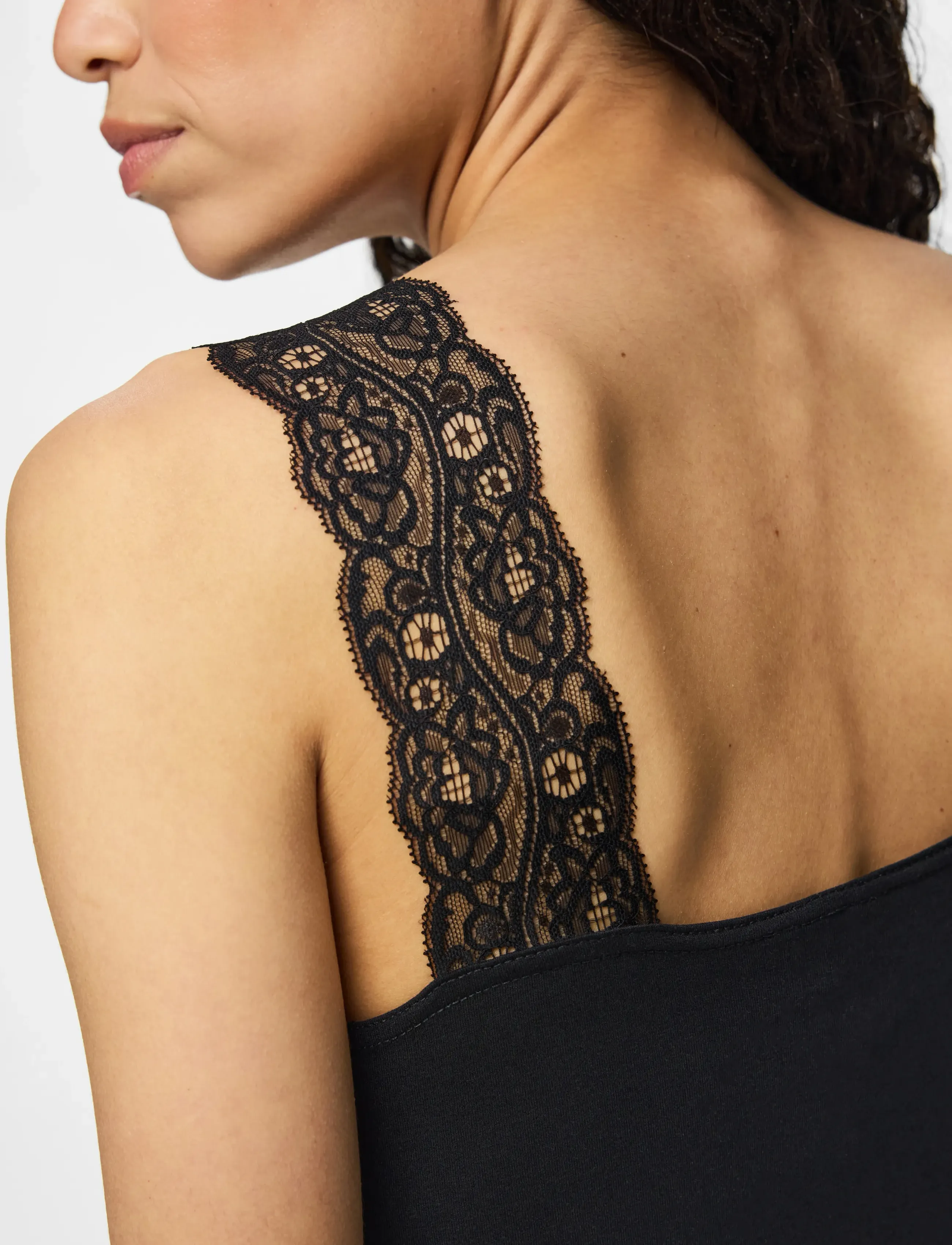 PIECES Pcbarbera Lace Top Jrs Noos Bc linnen dam – bild 5