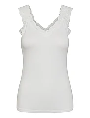 Pieces - PCBARBERA LACE TOP NOOS BC - lowest prices - bright white - 0
