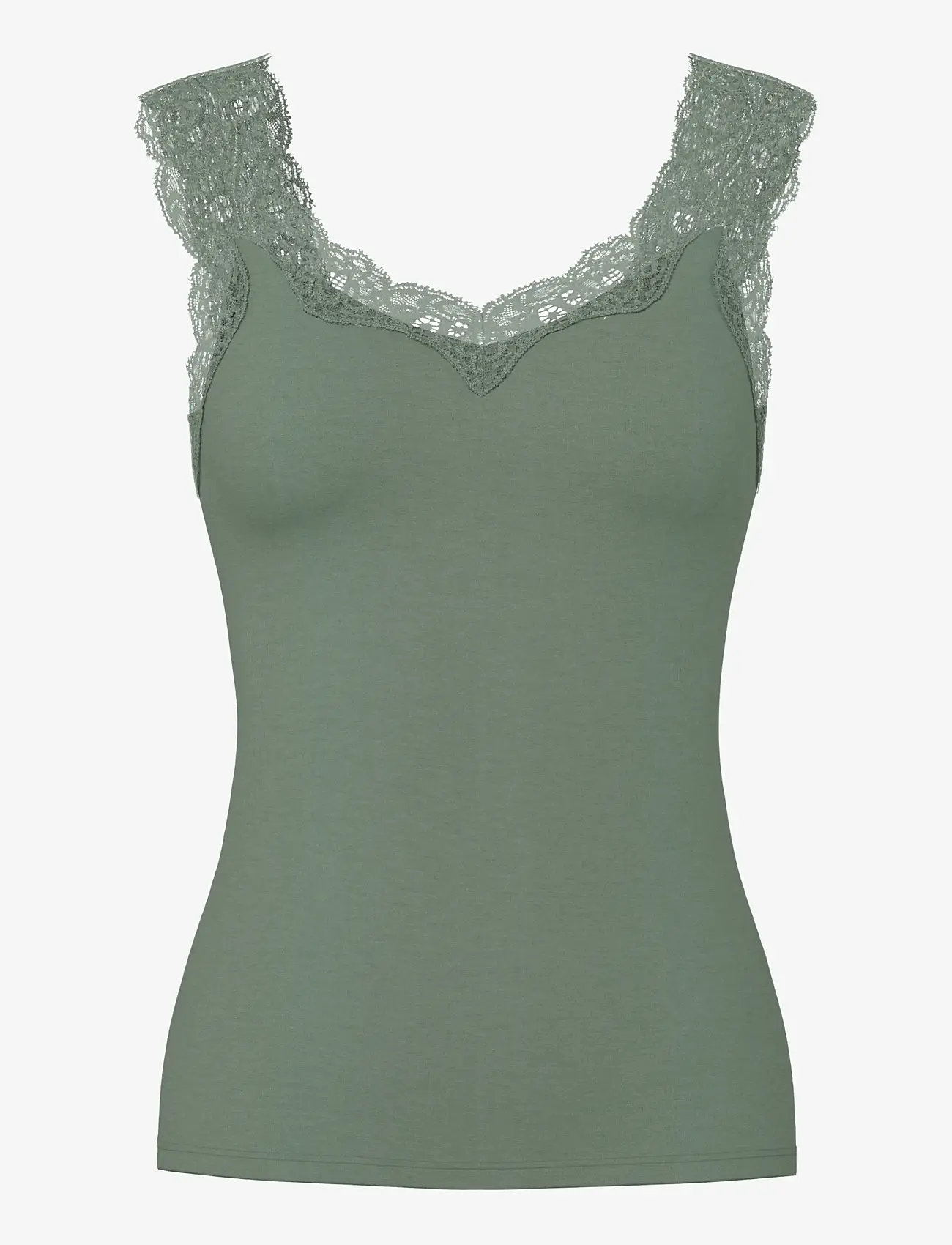 Pieces - PCBARBERA LACE TOP JRS NOOS BC - Ärmellose tops - castor gray - 0