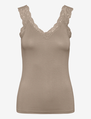 PCBARBERA LACE TOP NOOS BC - WARM TAUPE