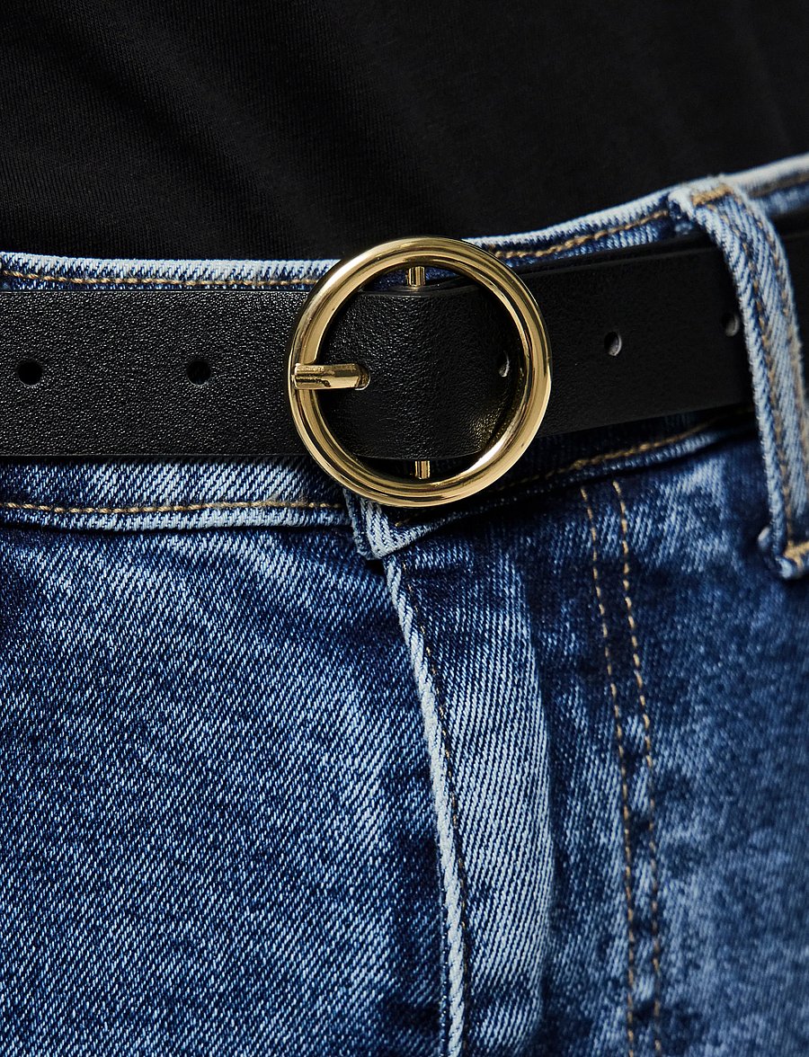 Pieces - PCBONNA JEANS BELT NOOS - ceintures classiques - black - 3