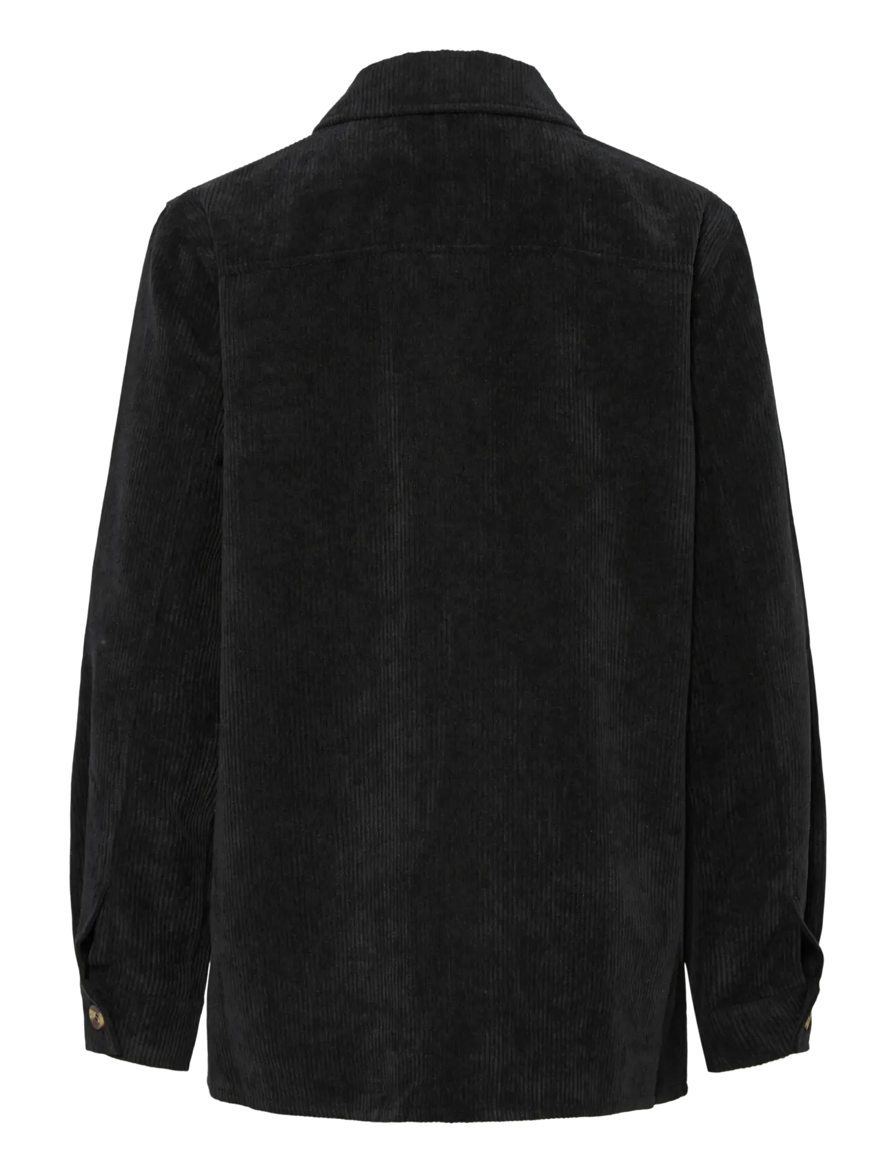Pieces - PCEFFI LS  CORDUROY SHIRT WVN NOOS BC - overshirts - black - 2