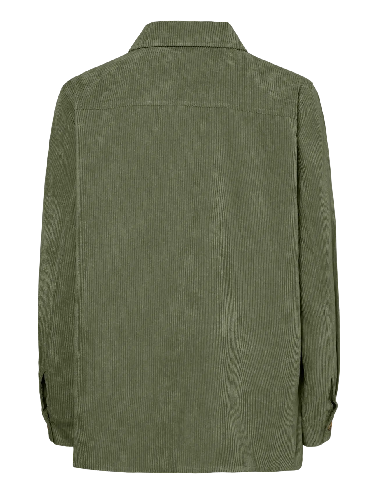 Pieces - PCEFFI LS  CORDUROY SHIRT WVN NOOS BC - overshirts - olivine - 2