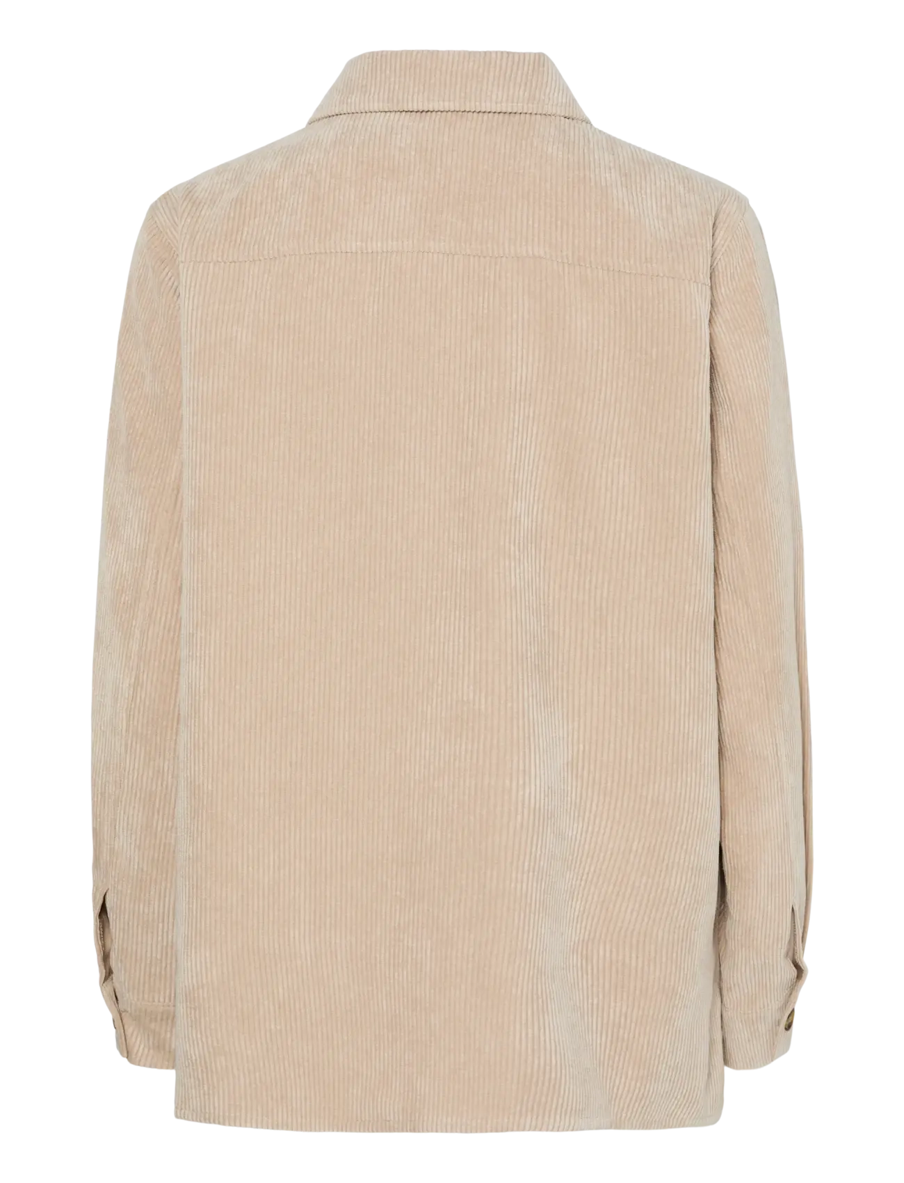 Pieces - PCEFFI LS  CORDUROY SHIRT WVN NOOS BC - overshirts - white pepper - 2