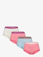 PCLOGO LADY 4 PACK SOLID NOOS BC - CLOUD DANCER