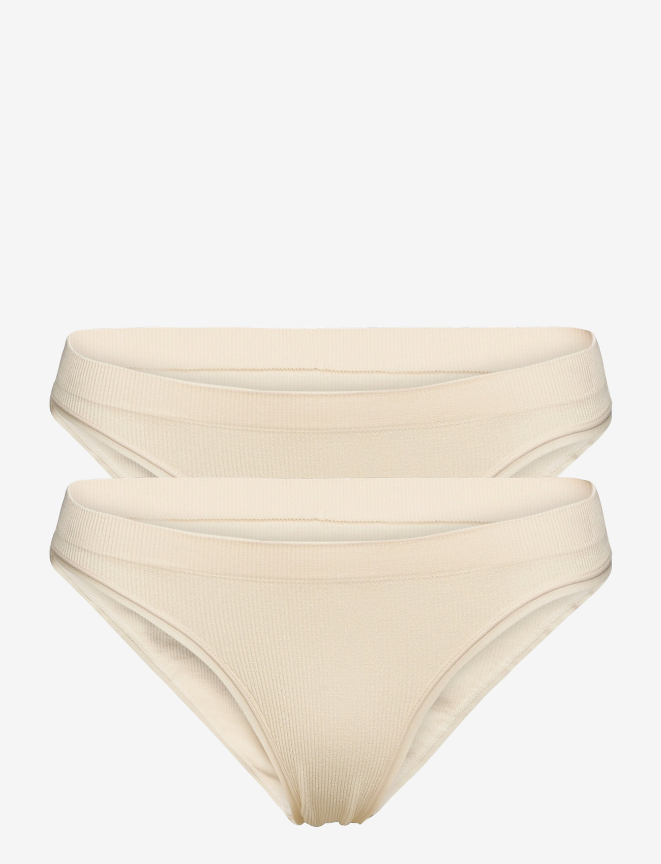 Pieces - PCSYMMI RIB BRIEF 2-PACK  BC - whitecap gray - 0