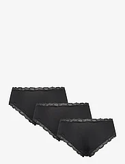 Pieces - PCNOLA LOW CUT HIPSTER  3-PACK NOOS - lowest prices - black - 2
