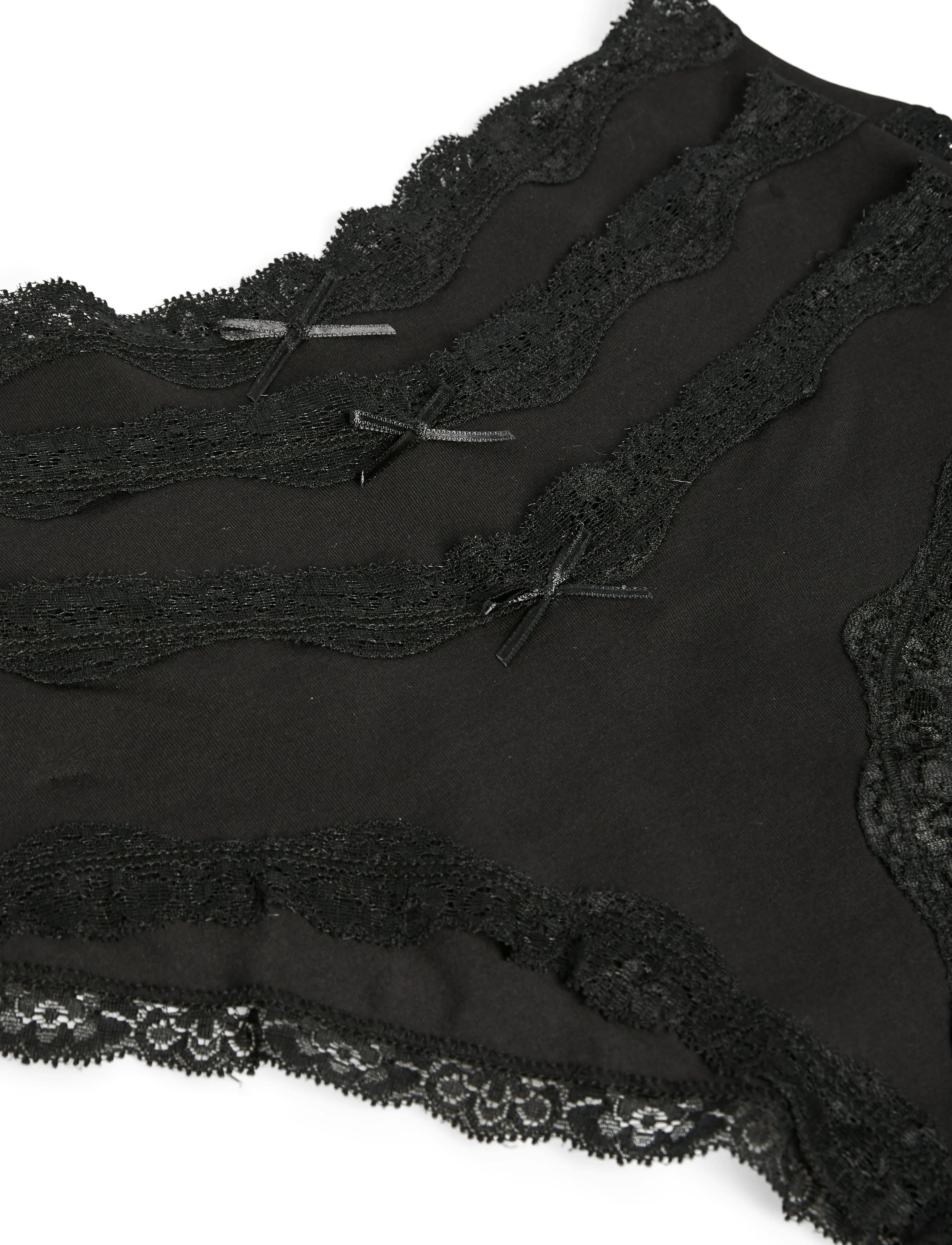Pieces - PCNOLA LOW CUT HIPSTER  3-PACK NOOS - briefs - black - 2