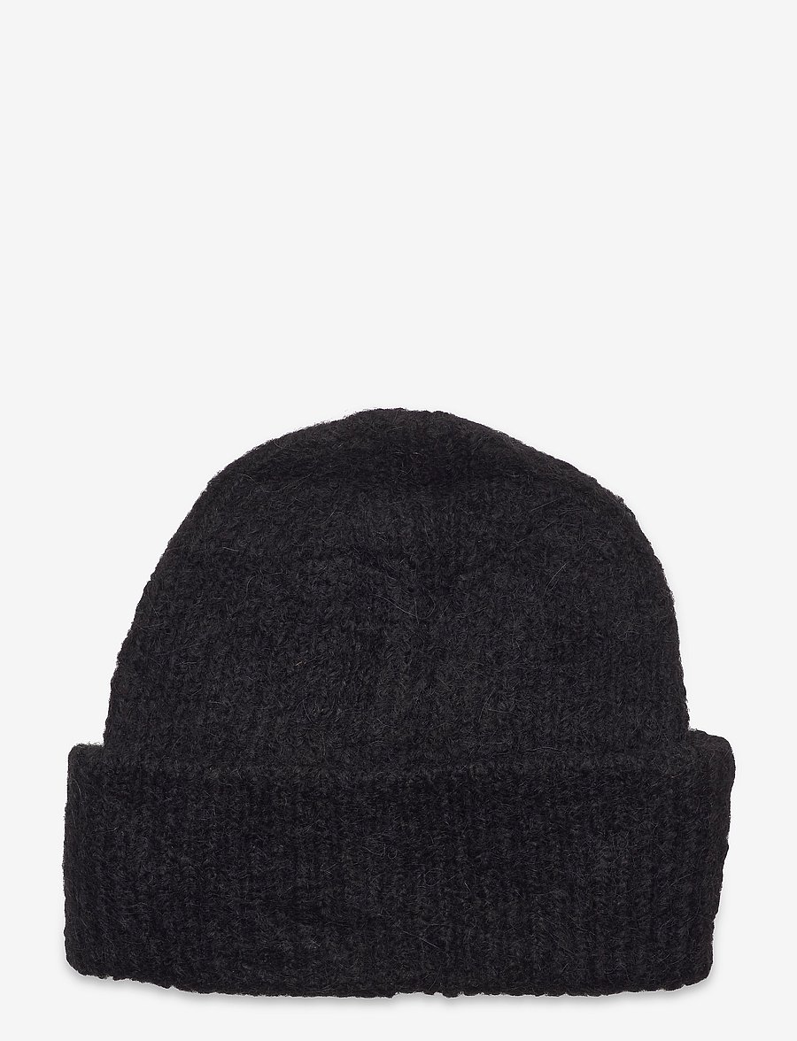 Pieces - PCBERA ALPACA BLEND HOOD NOOS BC - mützen - black - 1