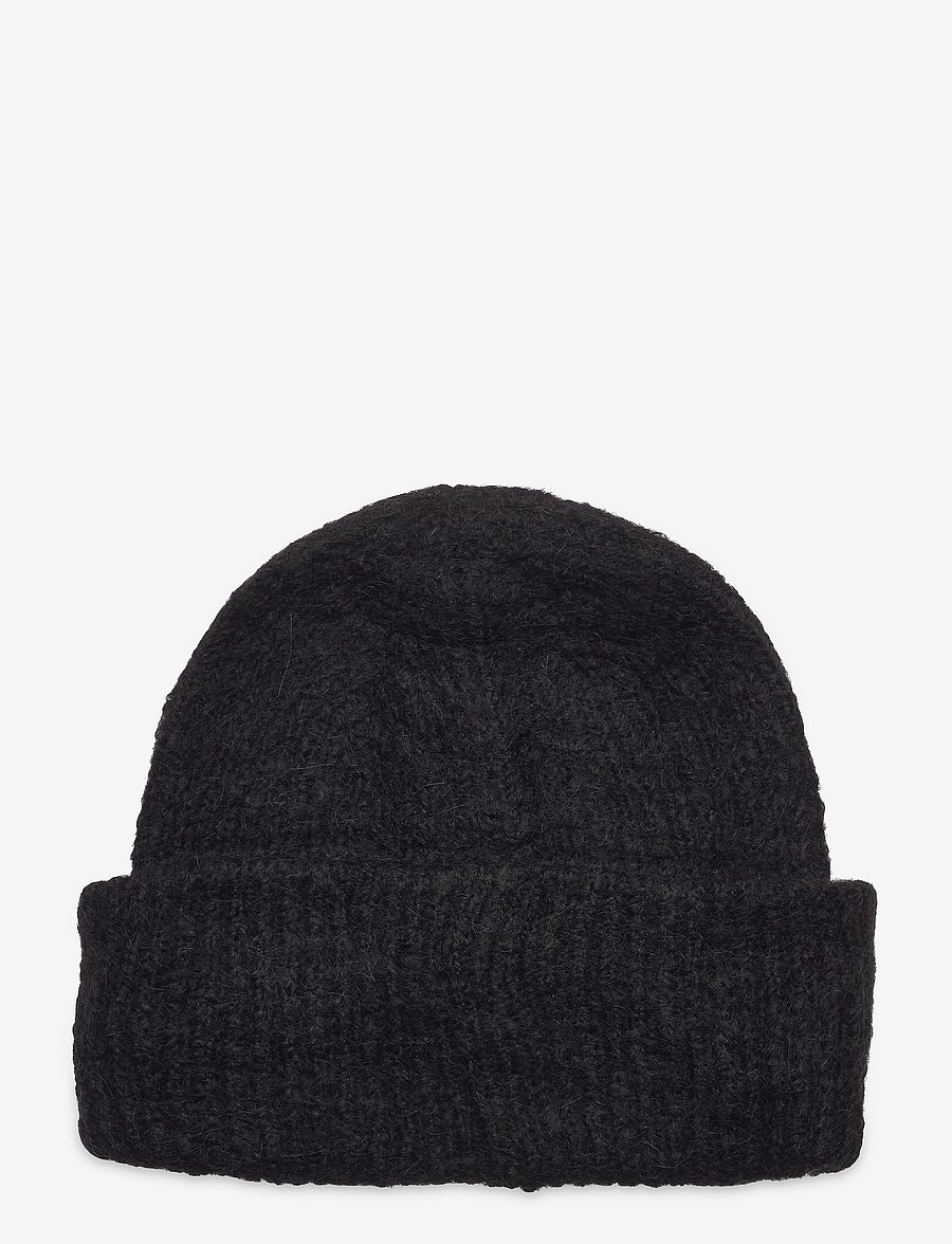 Pieces - PCBERA ALPACA BLEND HOOD NOOS BC - mützen - black - 2