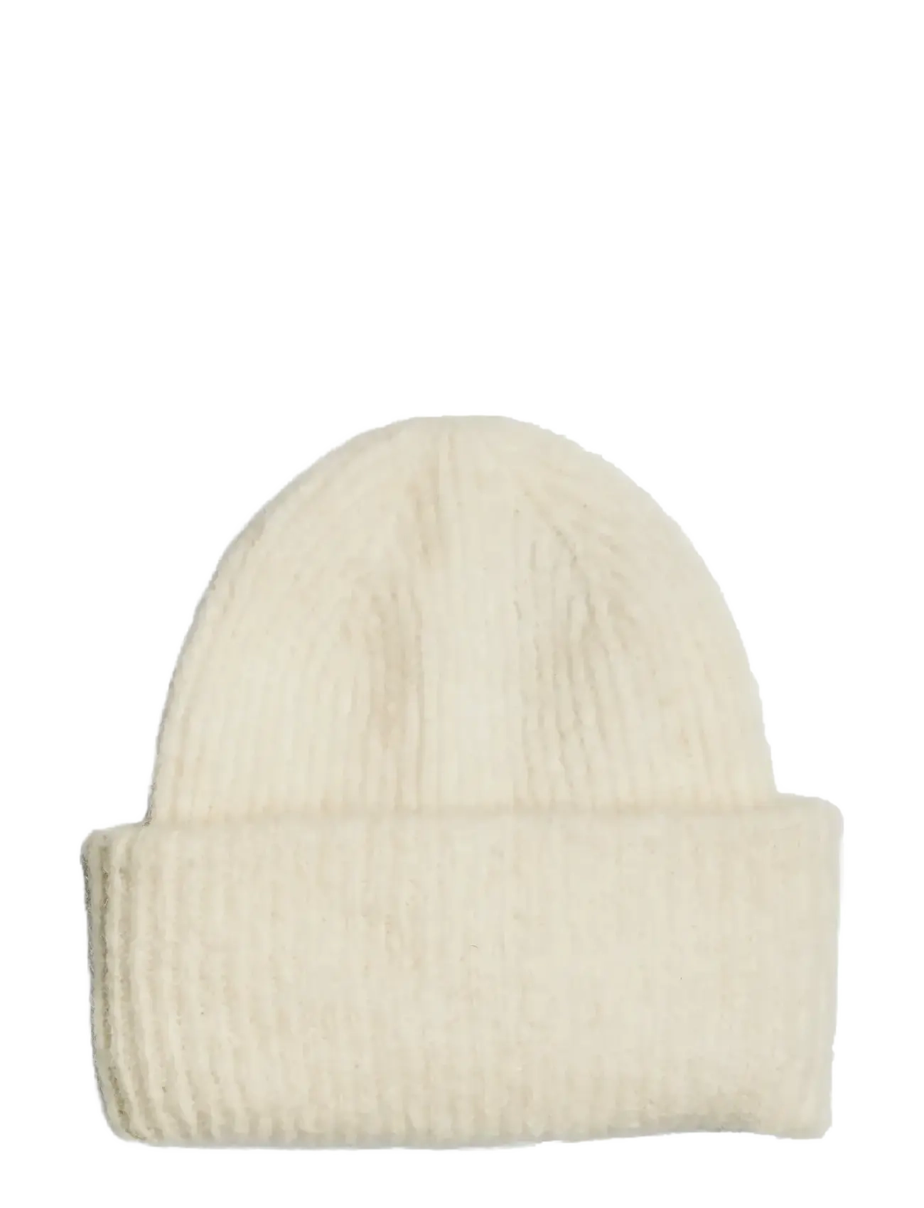 Pieces PCBERA ALPACA BLEND HOOD NOOS - Transitional Layering - CLOUD DANCER / white