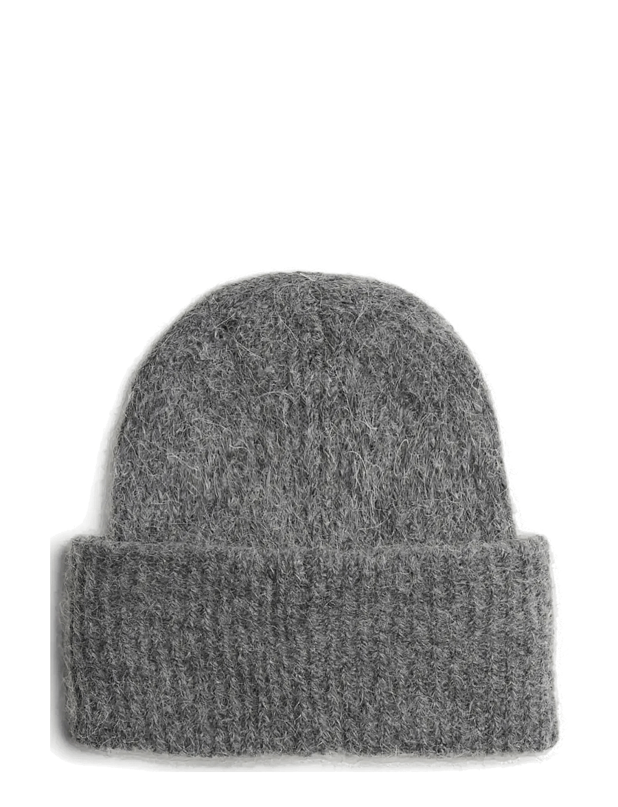 Pieces - PCBERA ALPACA BLEND HOOD NOOS BC - huer - medium grey melange - 1