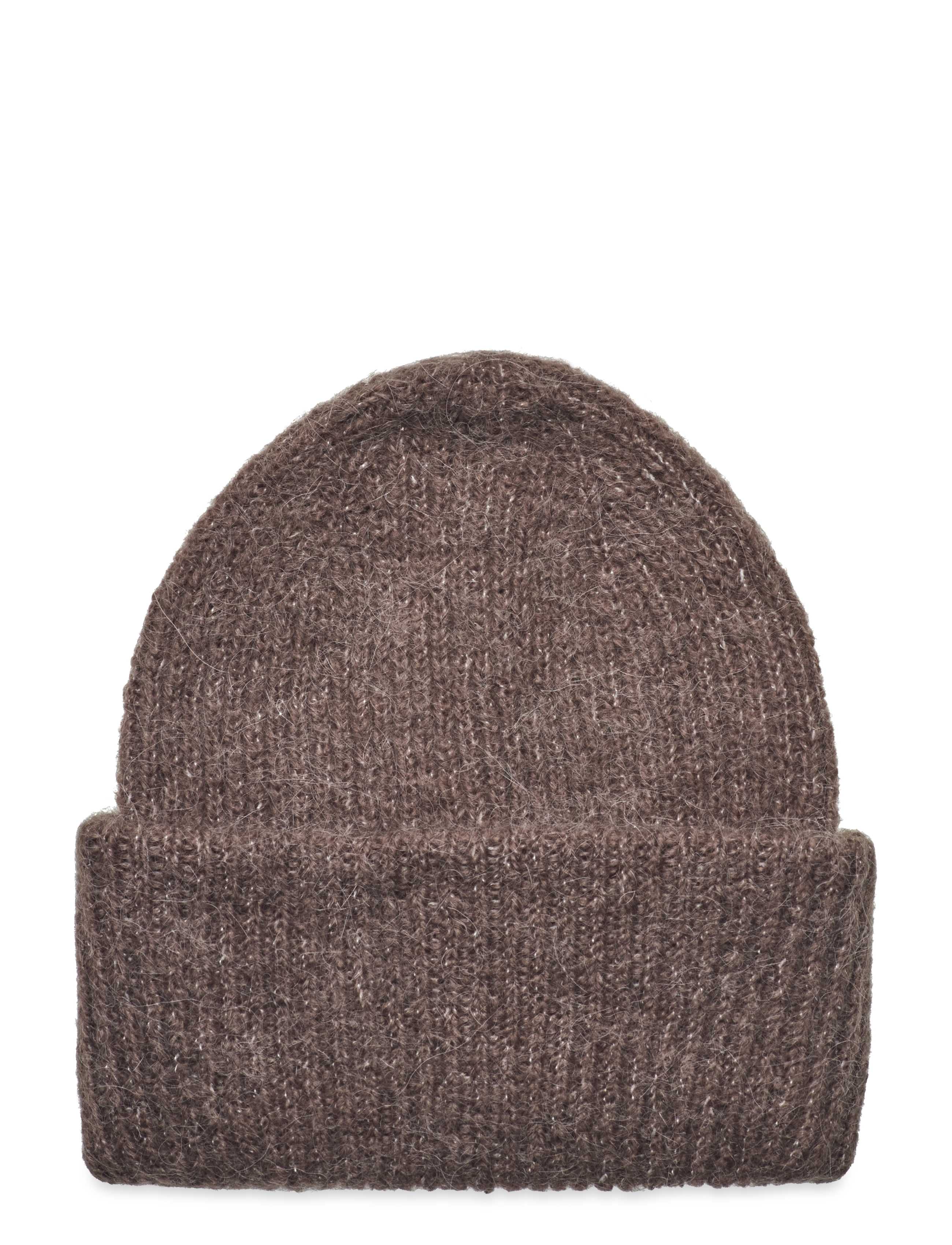 PIECES Pcbera Alpaca Wolle Hood Noos Braun - One Size - Damen