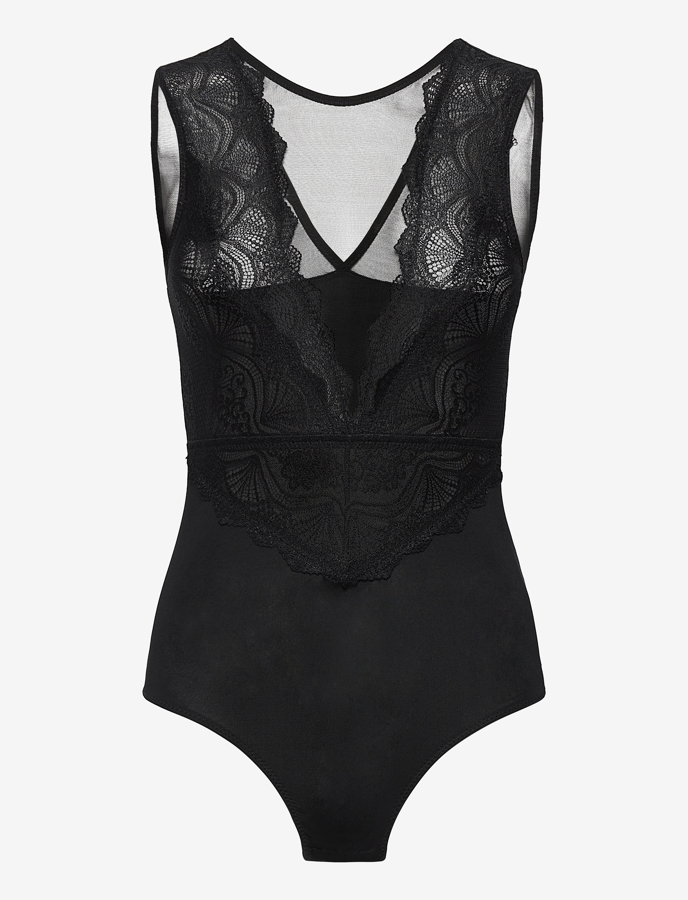 Pieces - PCPELVA BODYSTOCKING - black - 0