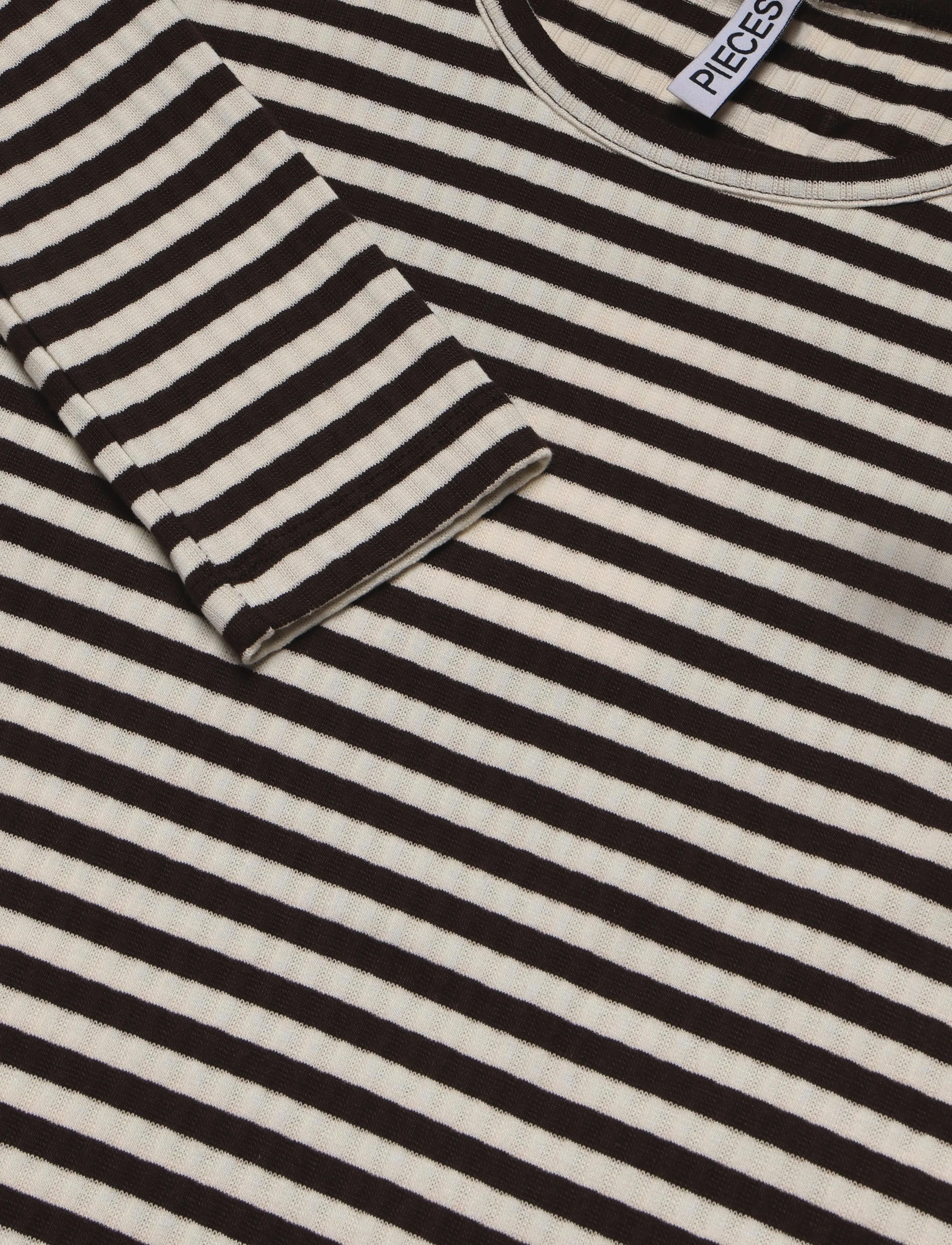 Pieces - PCLAYA LS TOP JRS NOOS - hot fudge - 2