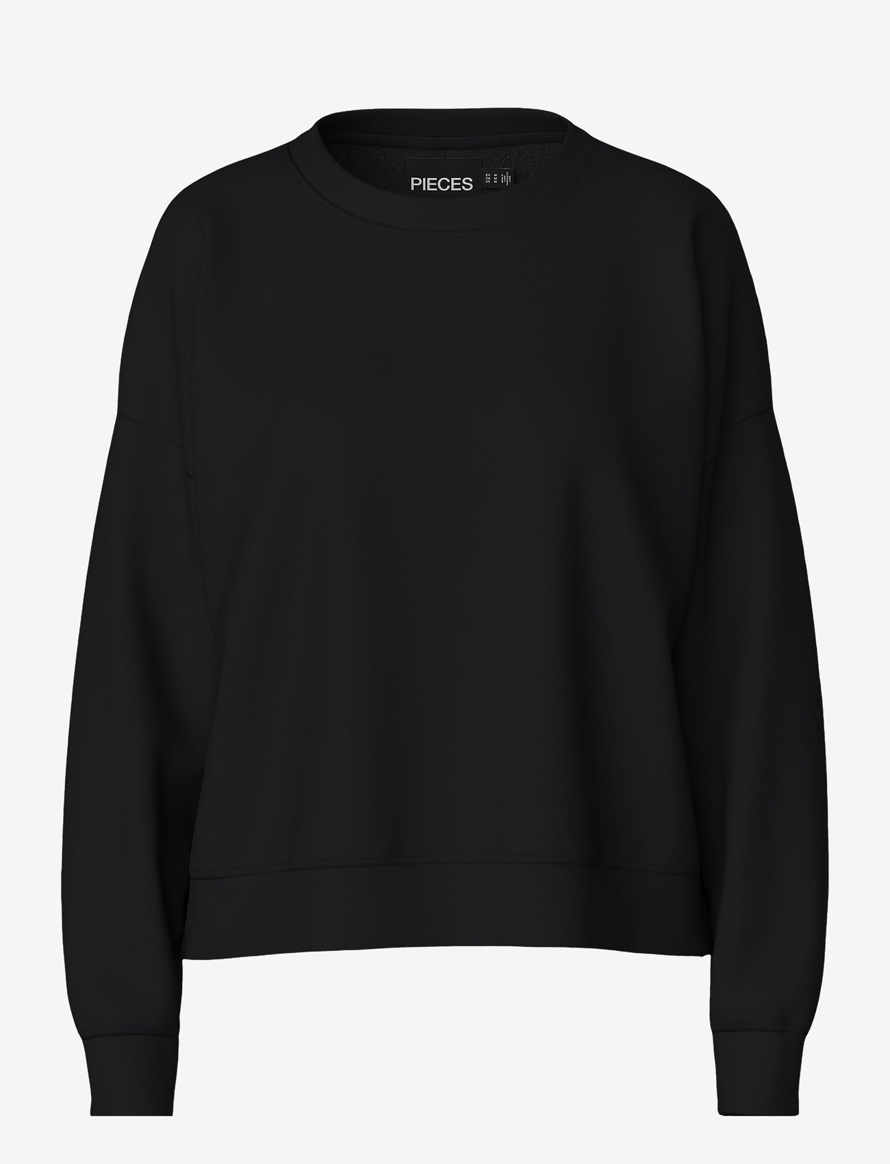 Pieces - PCCHILLI LS SWEAT NOOS BC - hverdags stil - black - 1