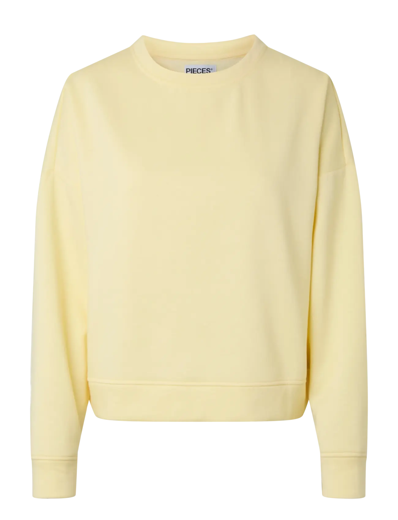 PIECES Pcchilli Ls Sweat Noos Bc Gelb - S - Damen