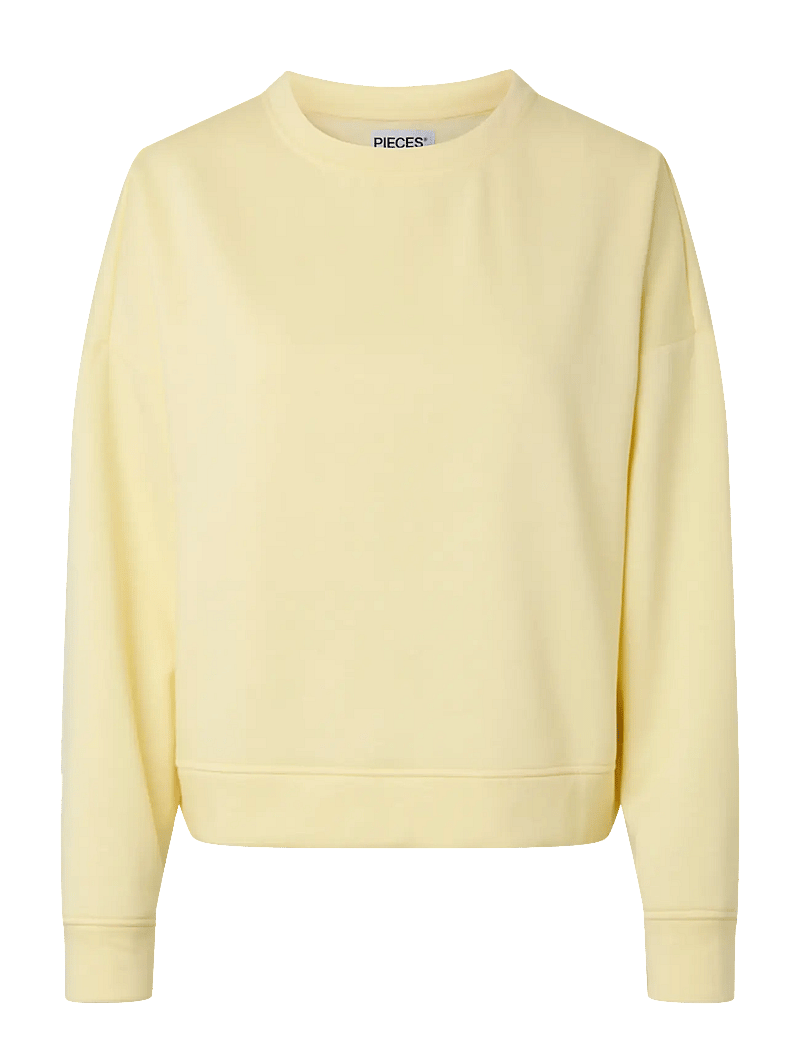 Pieces - PCCHILLI LS SWEAT NOOS BC - hverdags stil - french vanilla - 1
