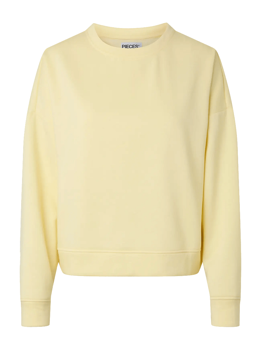 Pieces - PCCHILLI LS SWEAT NOOS BC - sweatshirts - french vanilla - 1