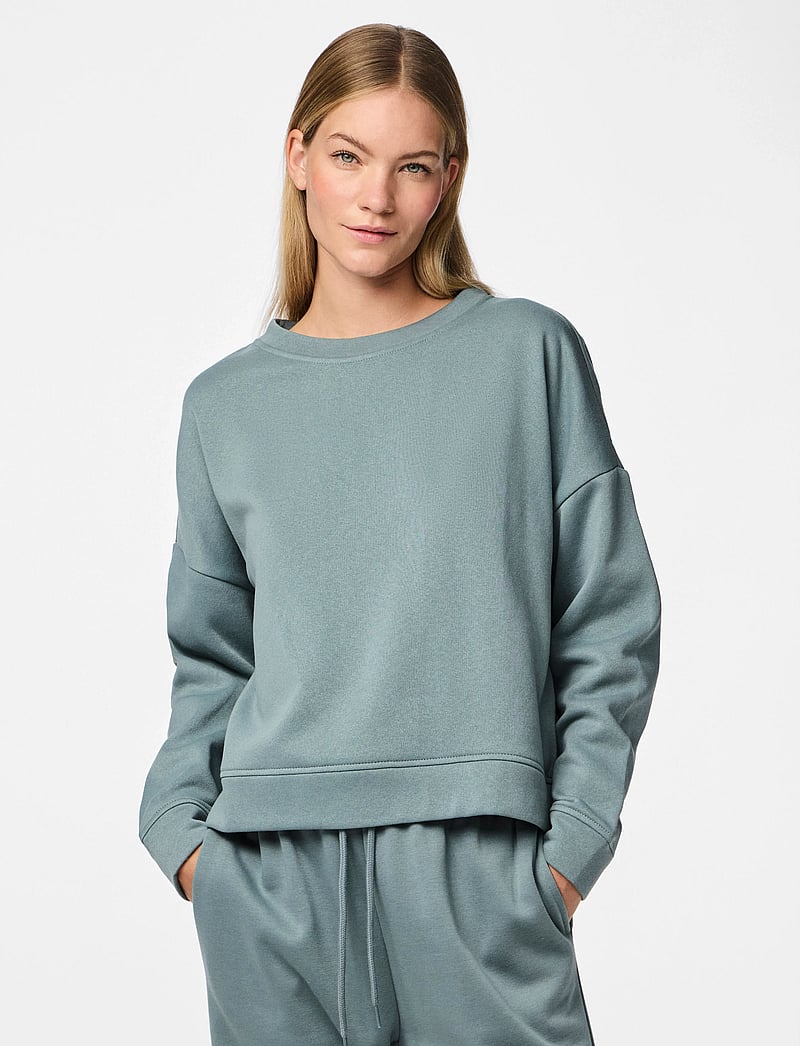 Pieces - PCCHILLI LS SWEAT NOOS BC - alltags-style - trooper - 0