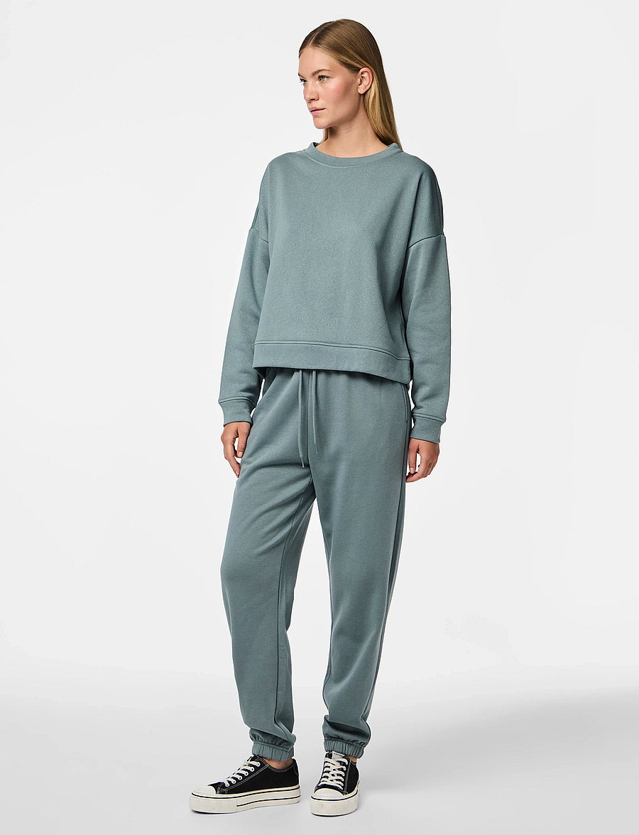 Pieces - PCCHILLI LS SWEAT NOOS BC - sweatshirts - trooper - 5