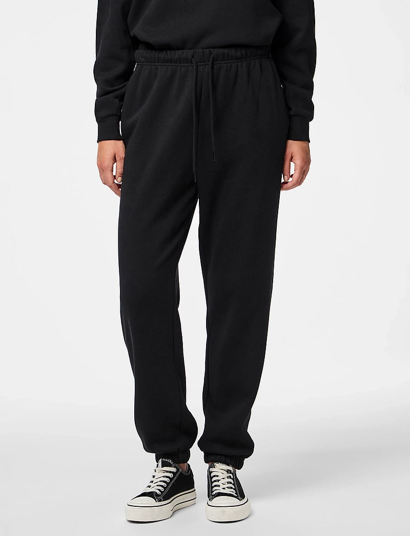 Pieces - PCCHILLI HW SWEAT PANTS NOOS BC - hverdags stil - black - 4