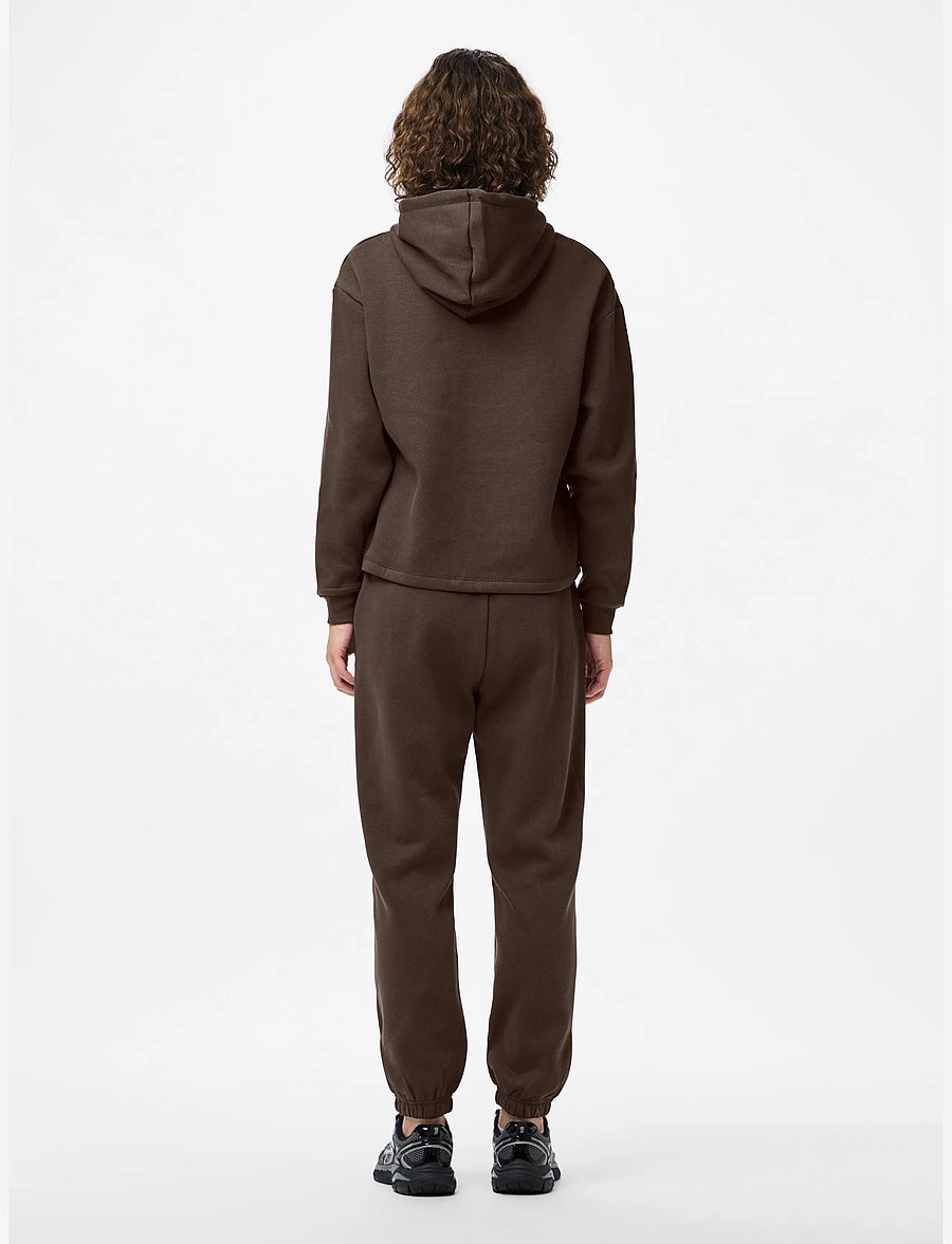 Pieces - PCCHILLI HW SWEAT PANTS NOOS BC - hverdags stil - hot fudge - 3