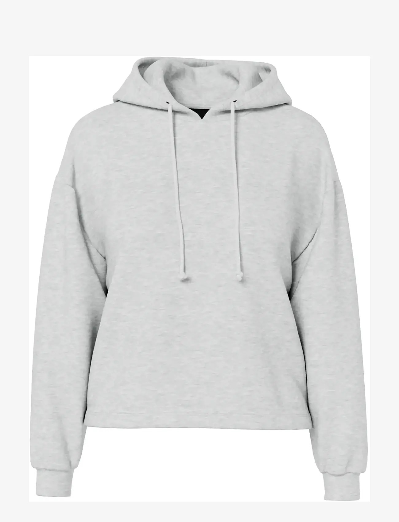 Pieces - PCCHILLI LS HOODIE NOOS BC - hoodies - light grey melange - 1