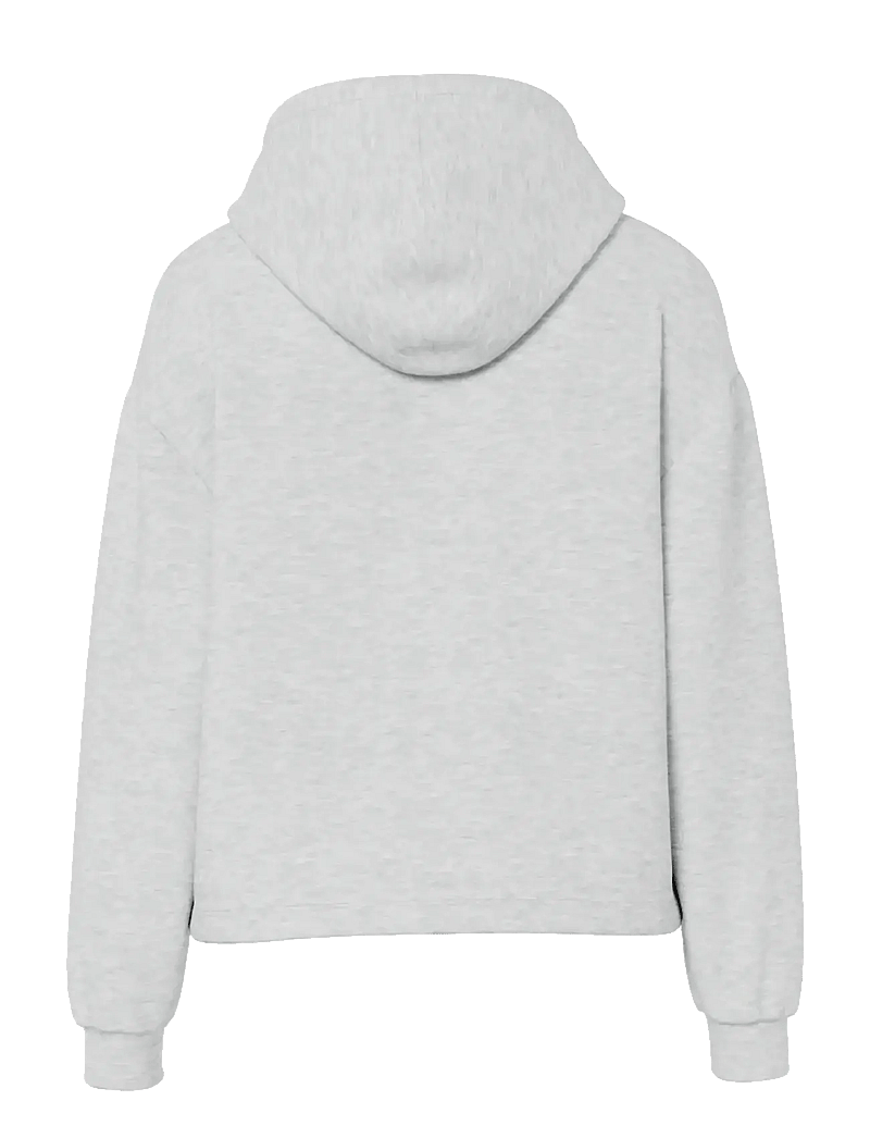Pieces - PCCHILLI LS HOODIE NOOS BC - hettegensere - light grey melange - 2