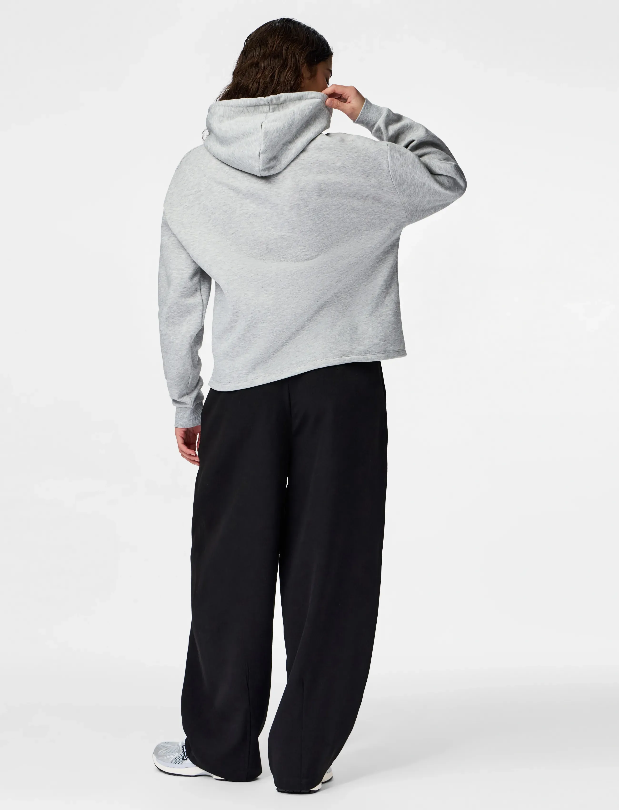 Pieces - PCCHILLI LS HOODIE NOOS BC - kapuzenpullover - light grey melange - 3