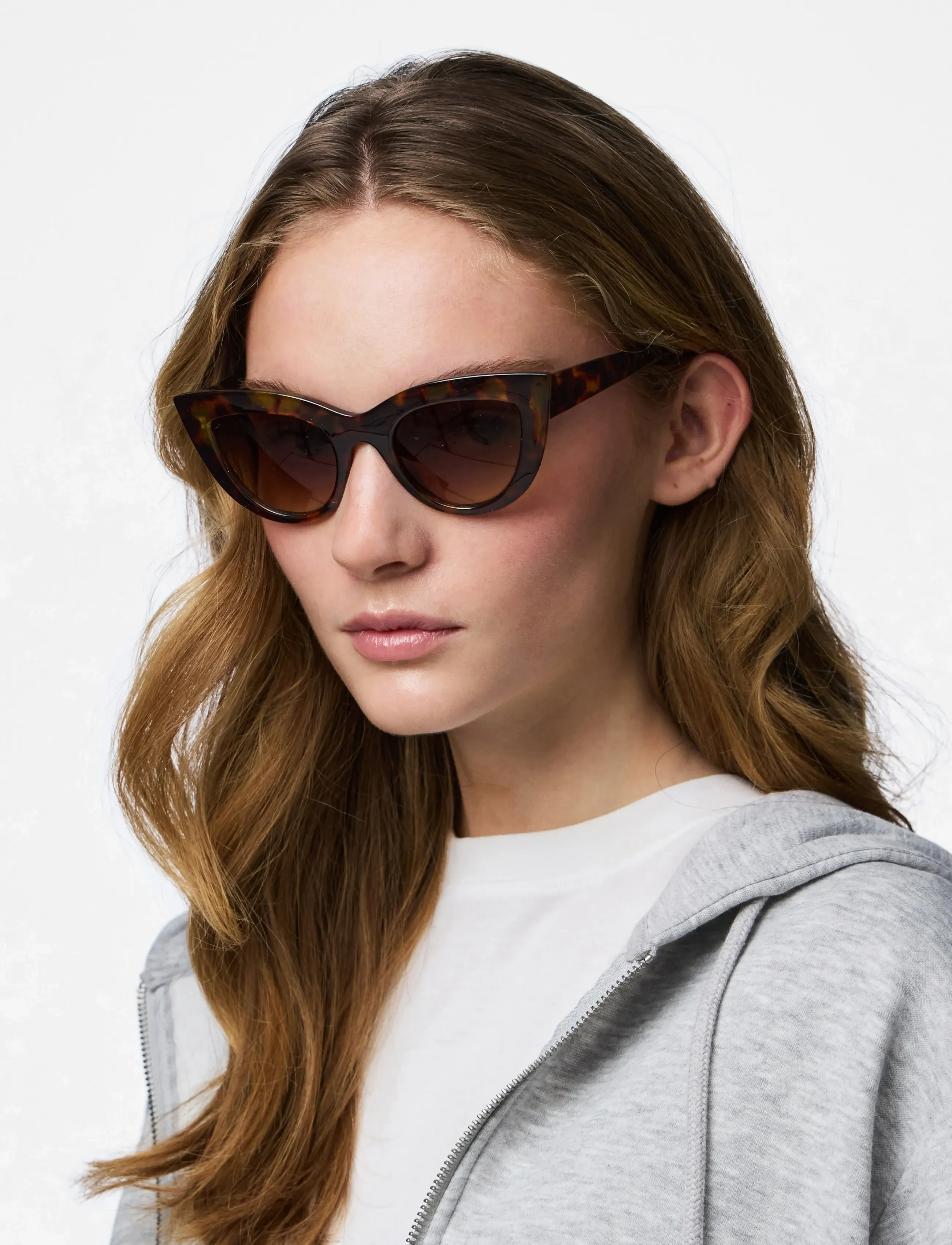 Pieces Pcdonai Sunglasses Bc, One Size, Sunglasses, Mehrfarbig/gemustert - Cat-eye Frauen