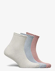 Pieces - PCSEBBY GLITTER LONG 3P SOCKS NOOS BC - lowest prices - cloud dancer - 1
