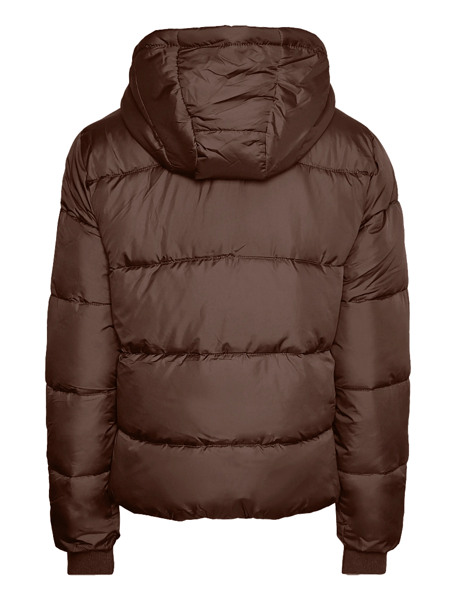 Pieces - PCBEE NEW SHORT PUFFER JACKET NOOS BC - hot fudge - 2