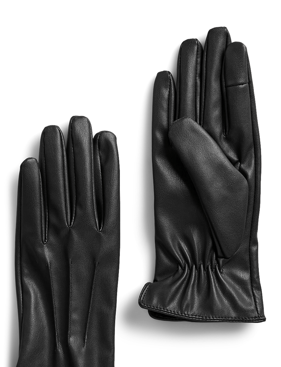 Pieces - PCCELLIE SMART GLOVES NOOS WB - leather gloves - black - 0