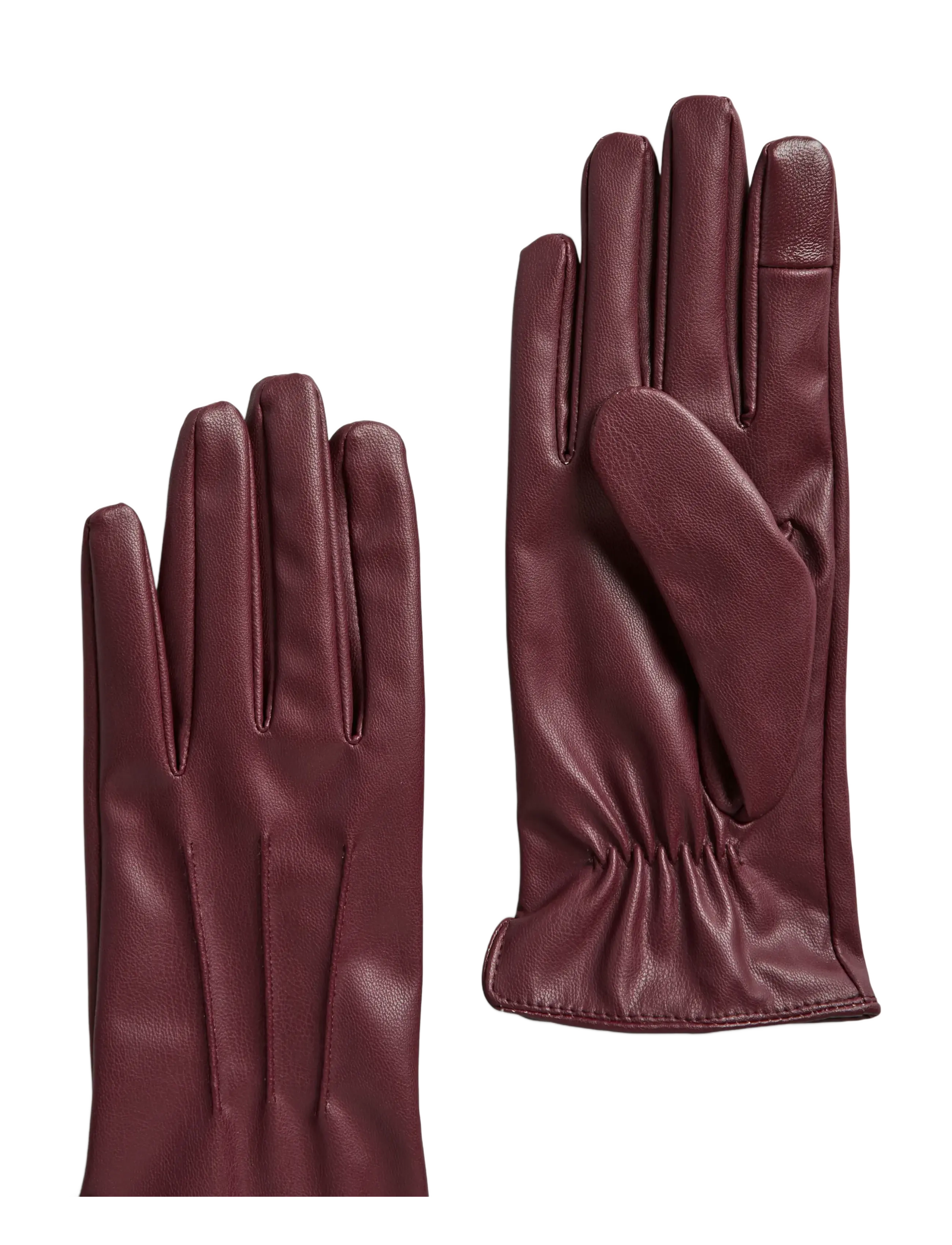 Pieces - PCCELLIE SMART GLOVES NOOS WB - accessoarer - tawny port - 2