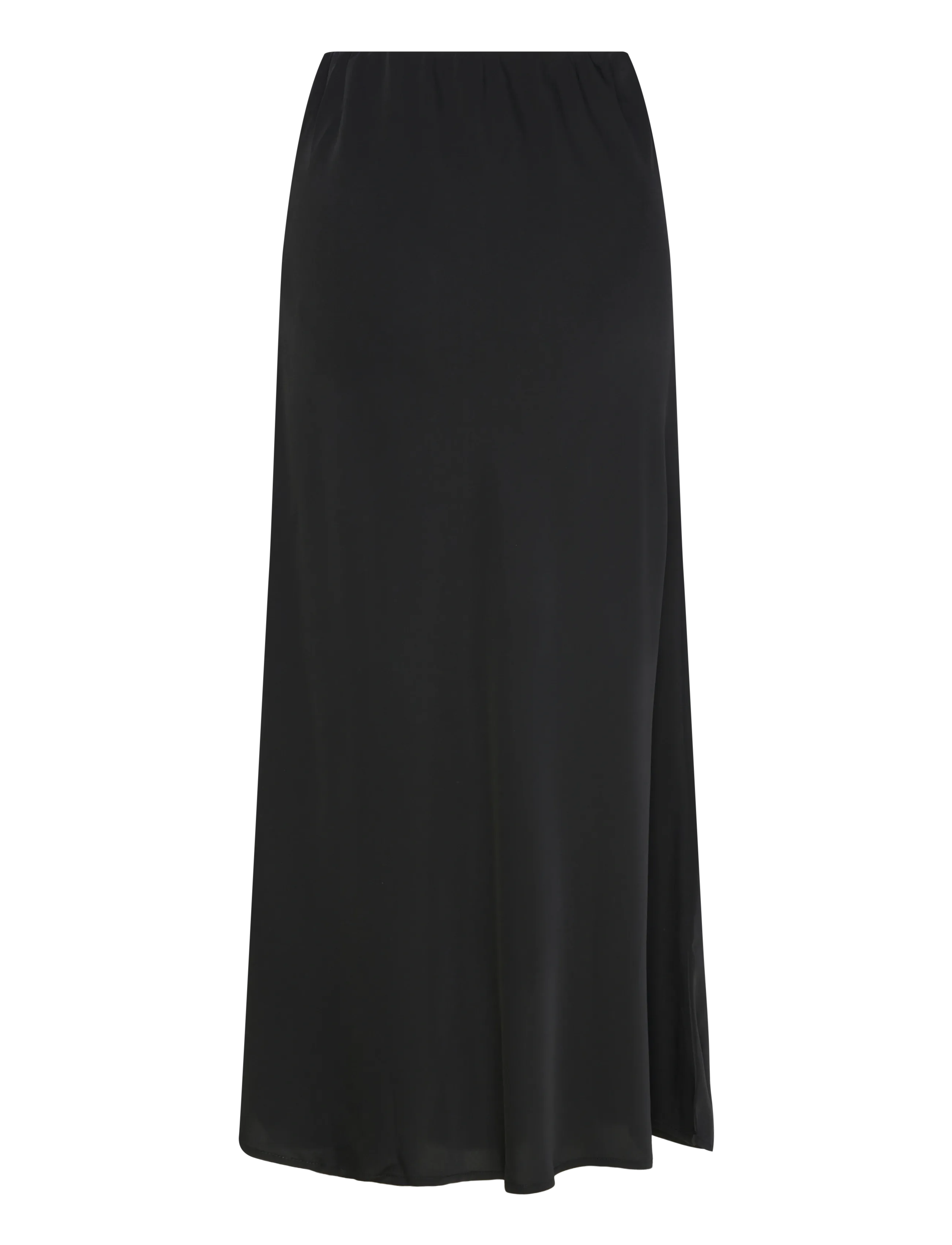 Pieces - PCFRANAN HW ANKLE SKIRT WVN NOOS BC - maxi nederdele - black - 1