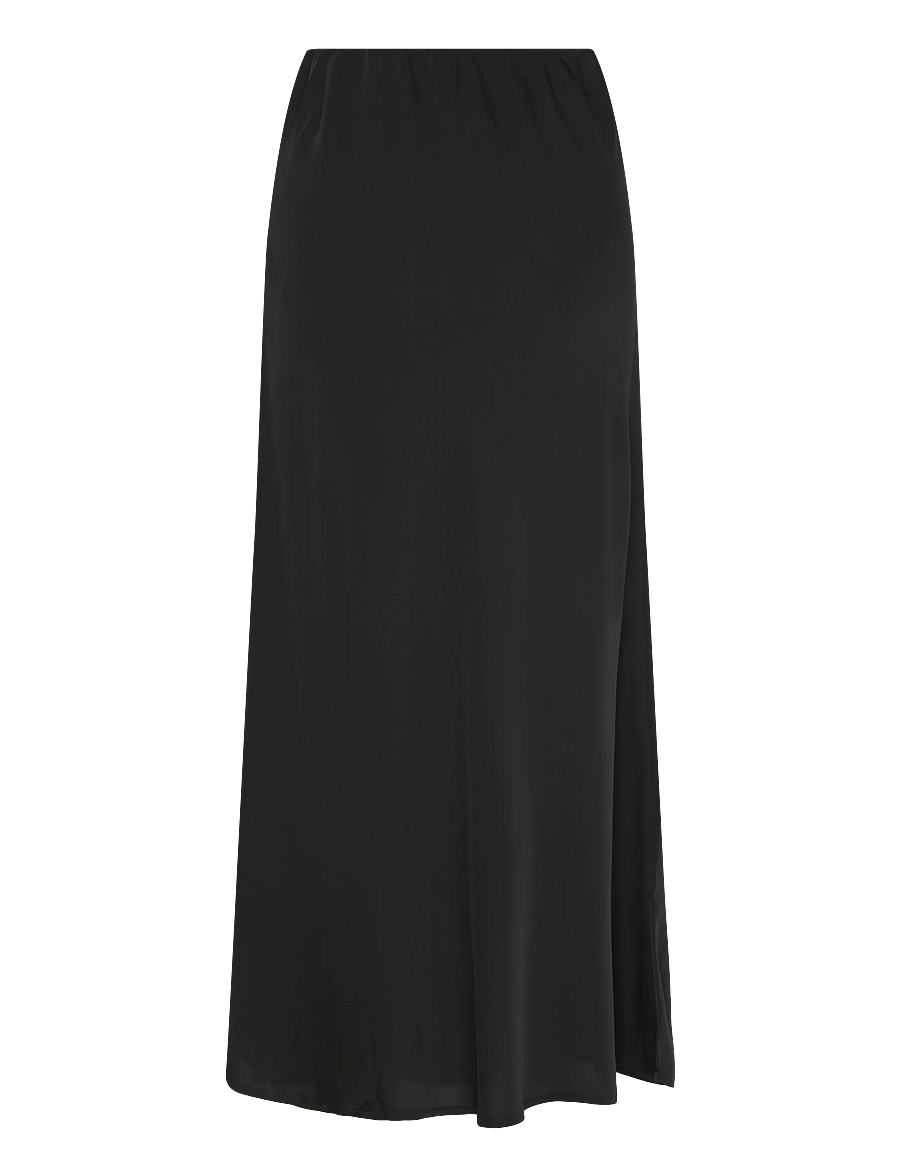 Pieces - PCFRANAN HW ANKLE SKIRT WVN NOOS BC - maxikjolar - black - 2