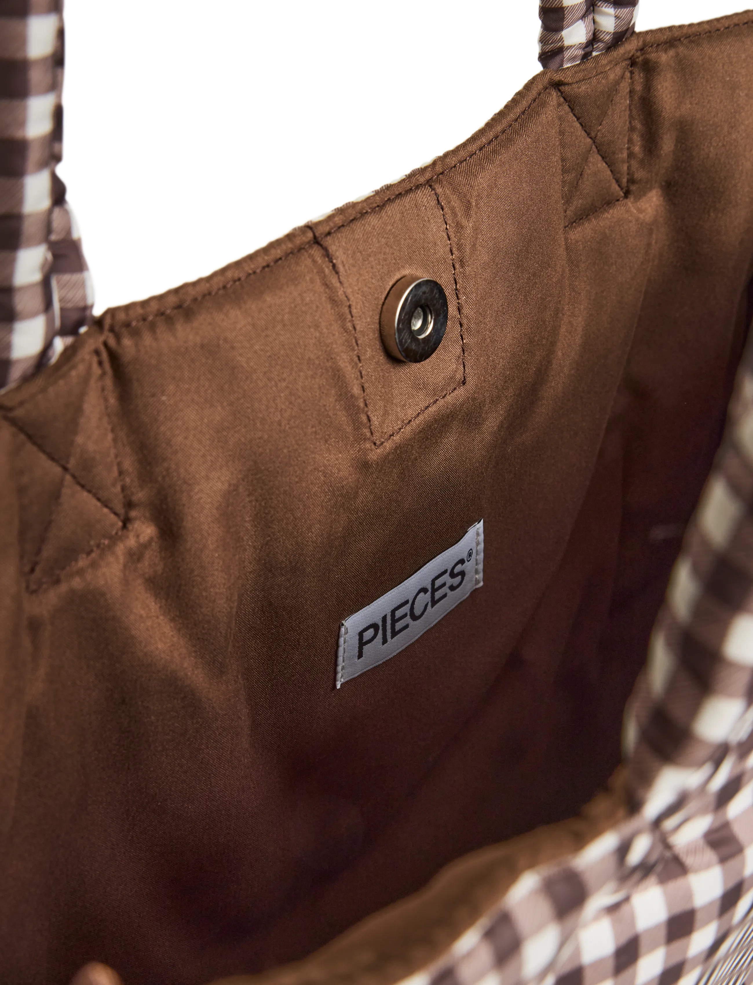 Pieces - PCFULLA PADDED SHOPPER - tote bags - chicory coffee - 3